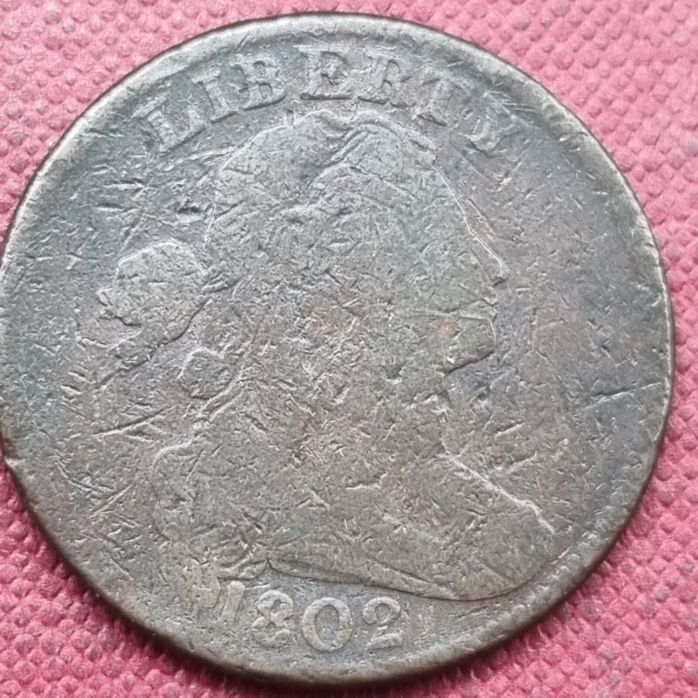 1802 Draped Bust Large Cent 1c Better Grade #84293