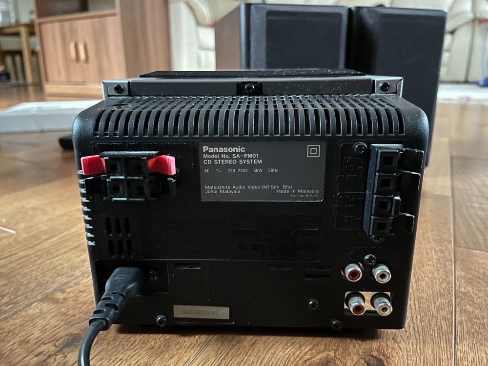 Panasonic SA-PM01 CD/ AM/FM Stereo System W/Remote