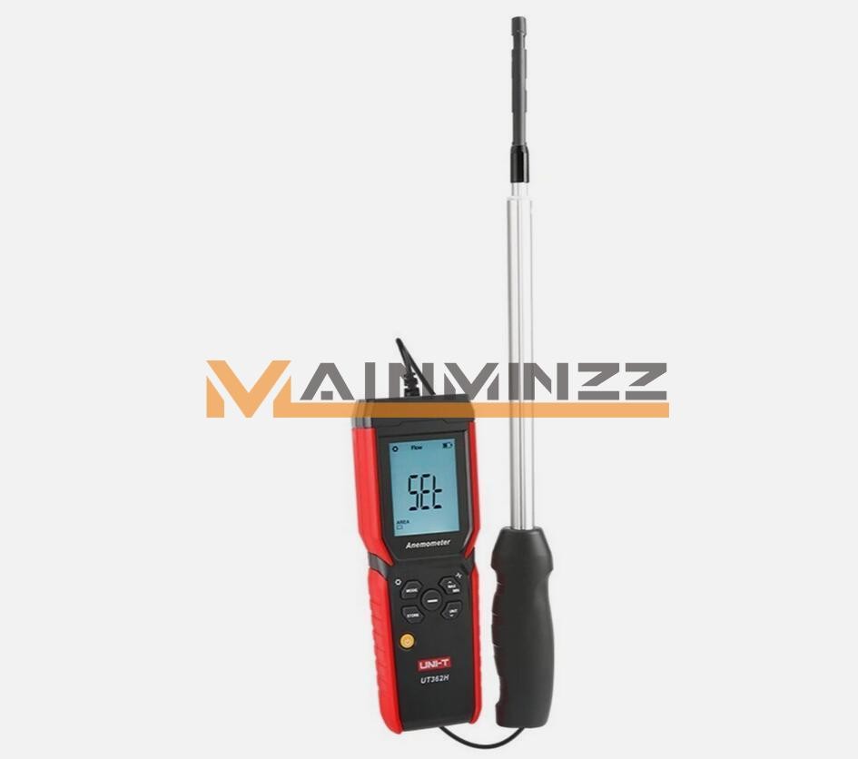 UNI-T UT362H Hot Wire Anemometer Sensor Wind Velocity/Volume/Temperature Tester
