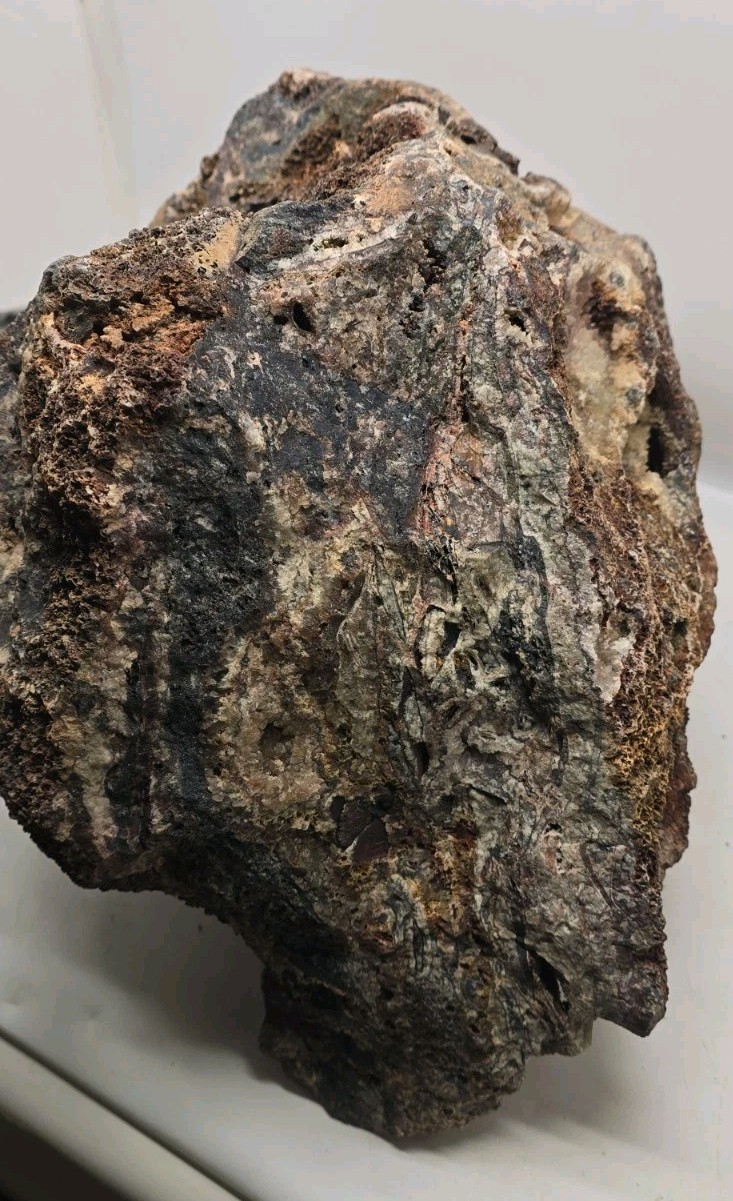 Large Heavy Raw Chunk Of Arizona Silver Copper Gold Ore Specimen 74.4 Lbs.