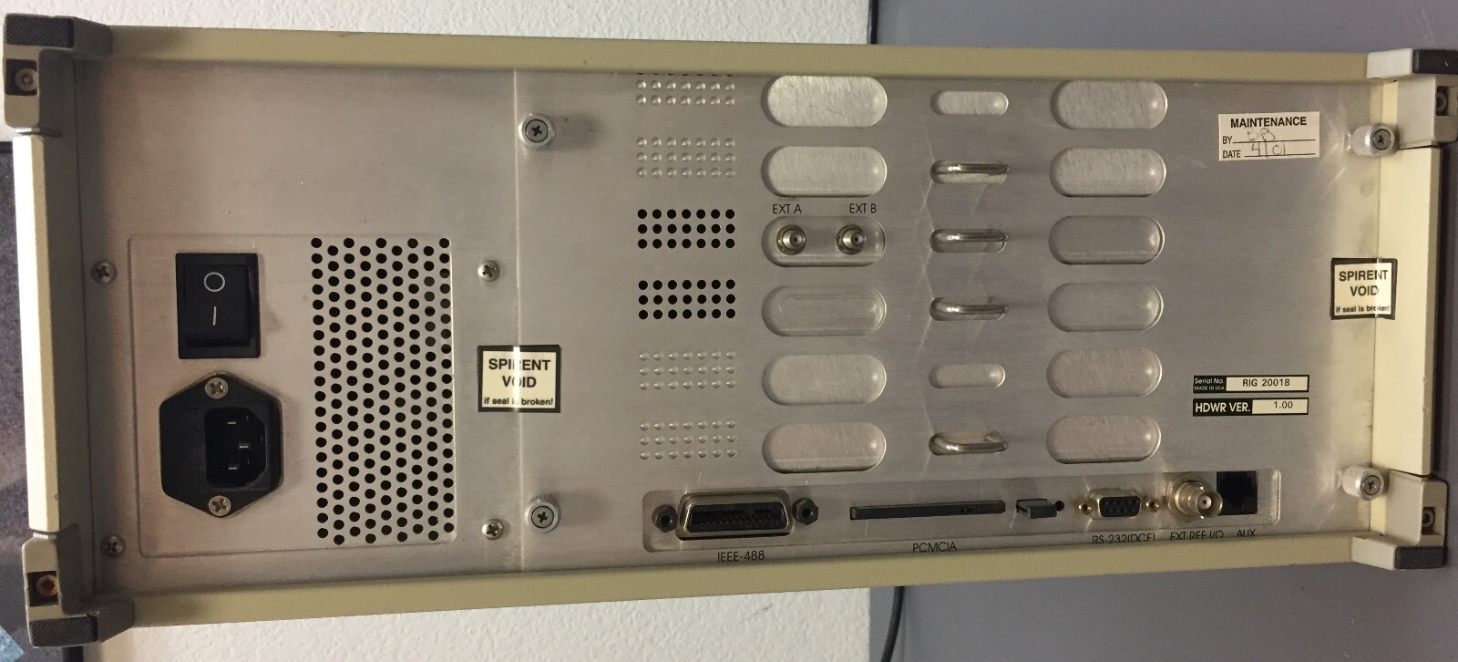 Spirent TAS 4600 Noise and Interference Emulator