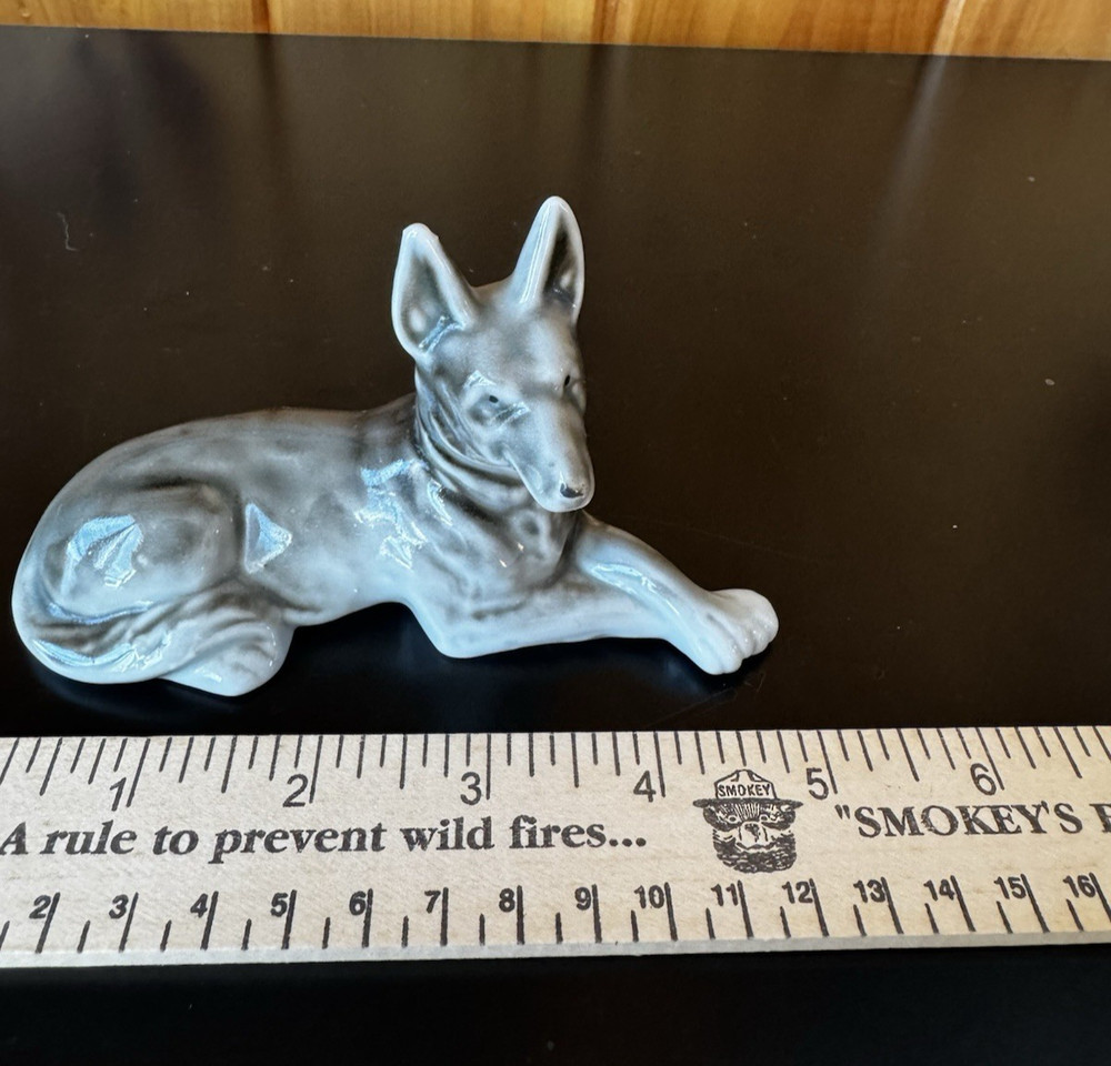 German Shepherd figurine vintage JAPAN