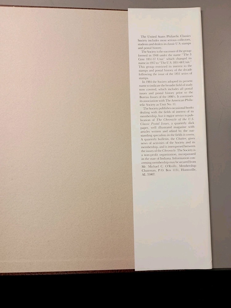 Baker's US CLASSICS Book by Hugh & David Hardbound from "STAMPS" 1985