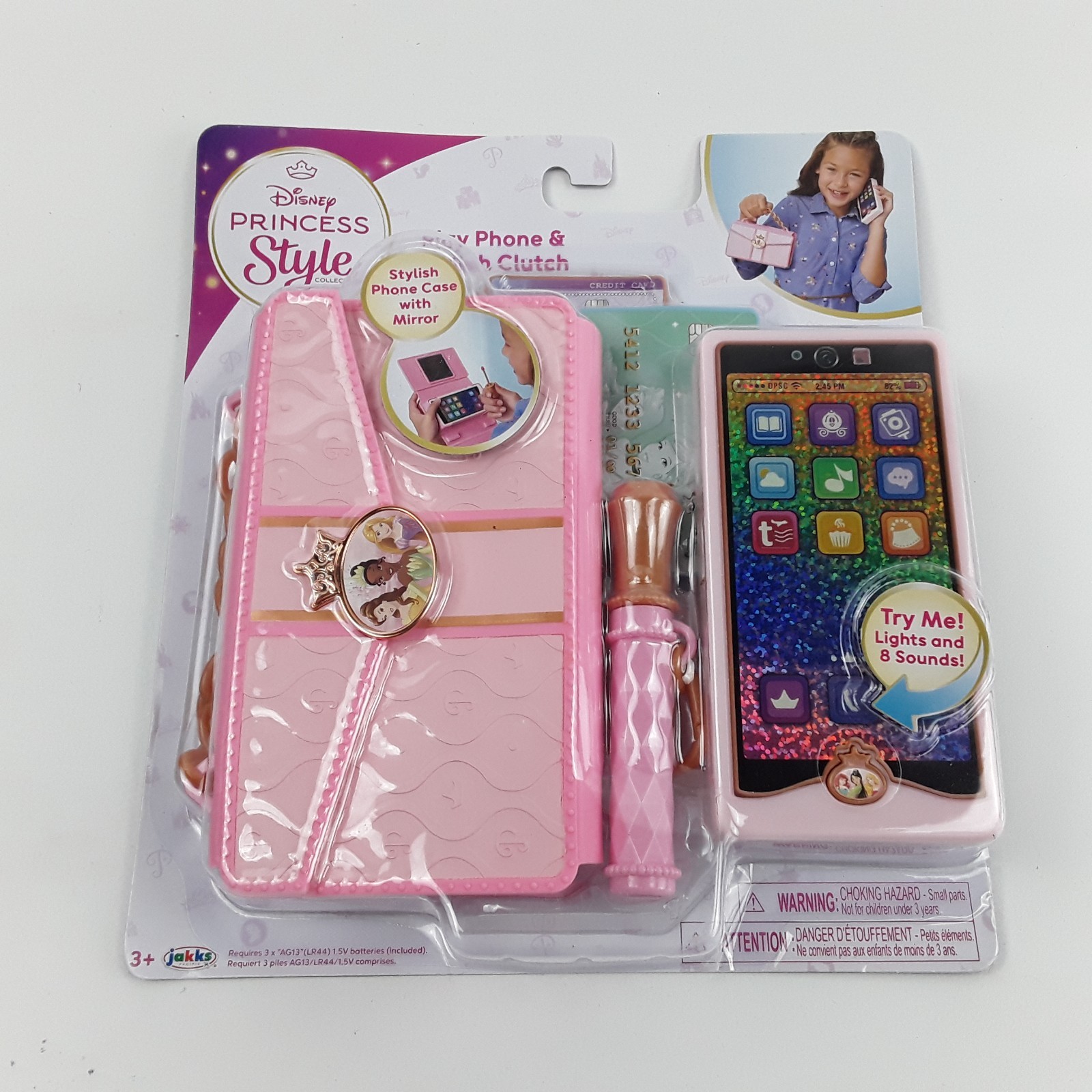 Disney Princess Style Collection Play Phone & Stylish Clutch 5-Pieces Age 3+