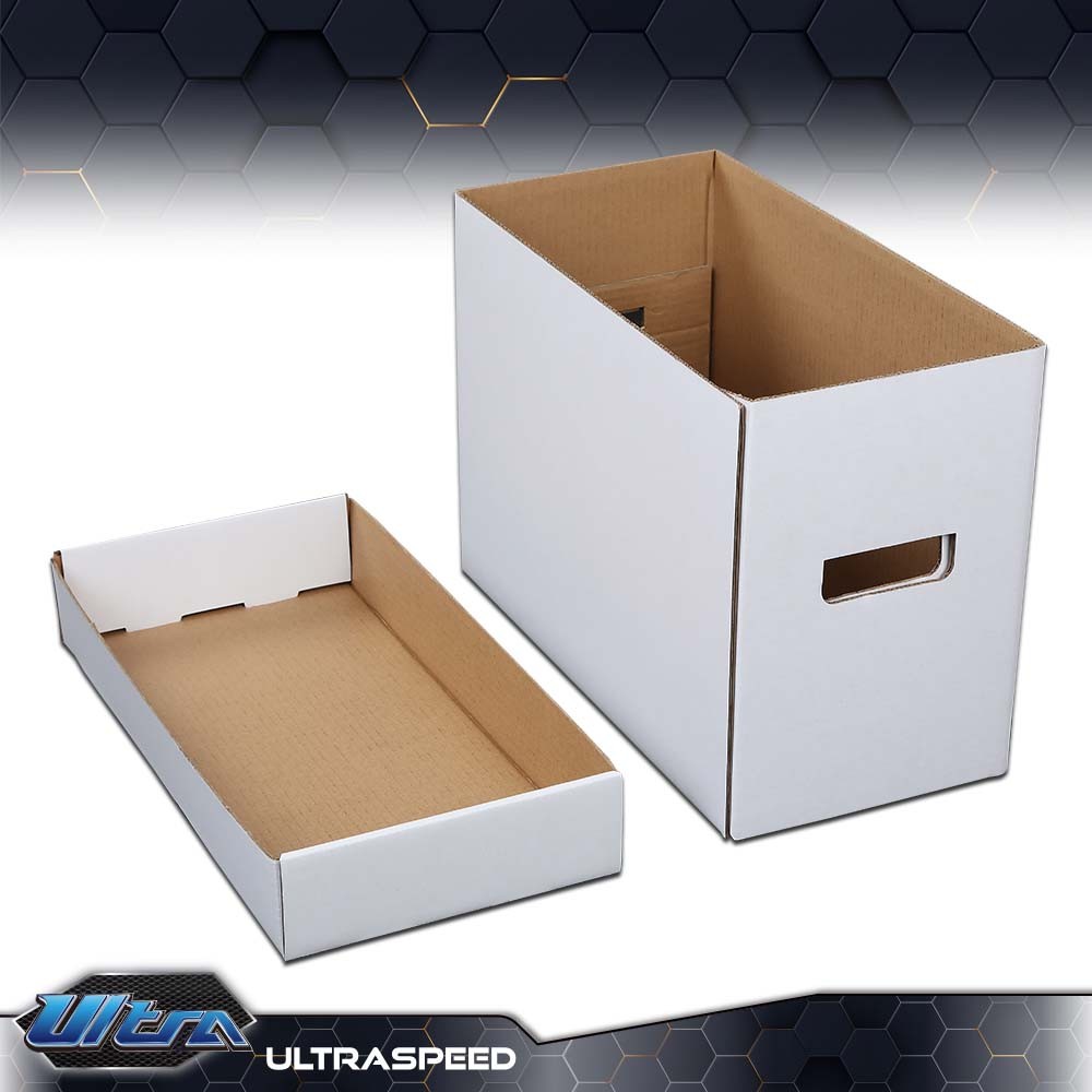 3PCS Short Comic Book Storage Boxes Holds 150 175 Stackable Archival Cardboard