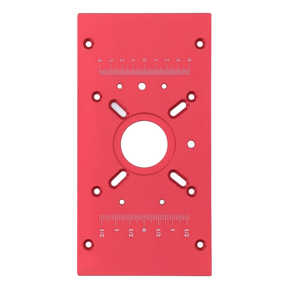Router Table Insert Plate Lift System Base Board Accessory For Woodworking Red