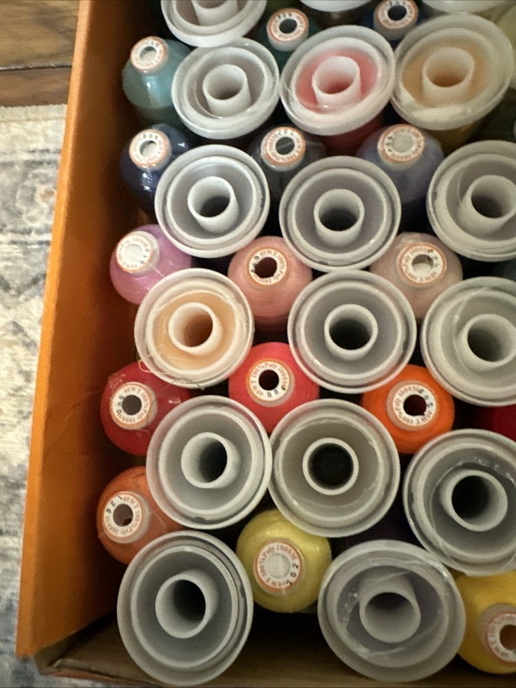 New Bro thread 63 Spools Polyester Machine Embroidery Thread Kit See Details