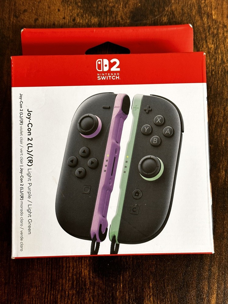 Nintendo Joy-Con Switch 2 Controller Set, Left/Right, Purple Green NEW SEALED