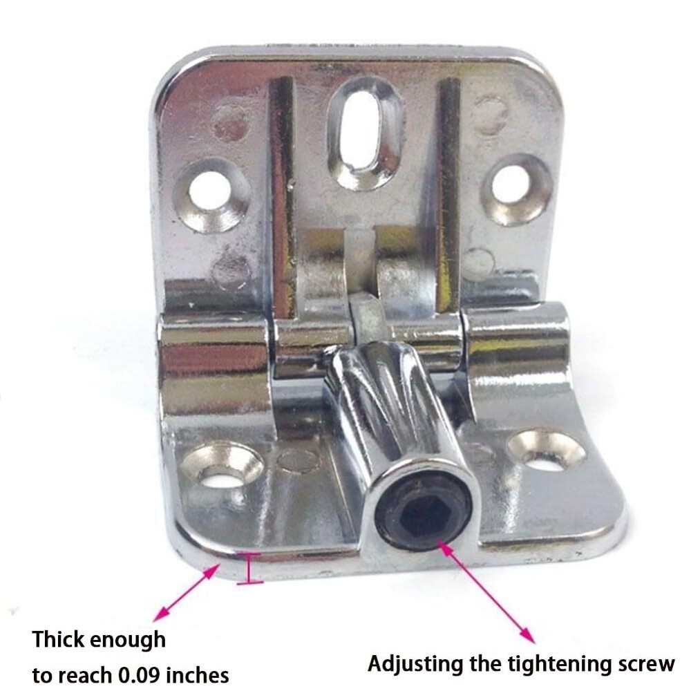 Door Hinge Adjustable Door Hinge Position Control Hinge2Pcs Zinc Alloy 90 Deg...