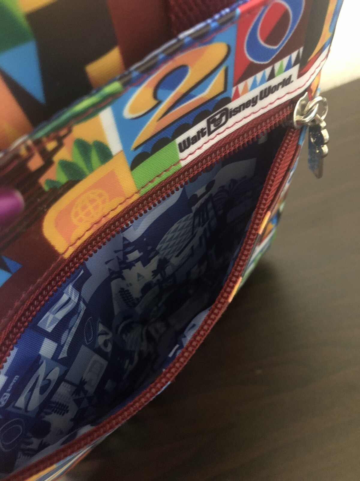 Walt Disney Parks Crossbody Padded Bag Tablet/Cell Phone Wristlet Set Mickey