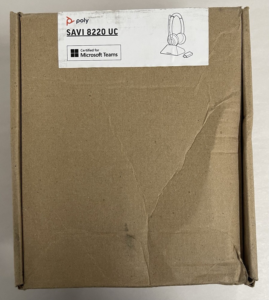 Poly Savi 8220 UC DECT Wireless Headset System- Connects to Computer Only.A2