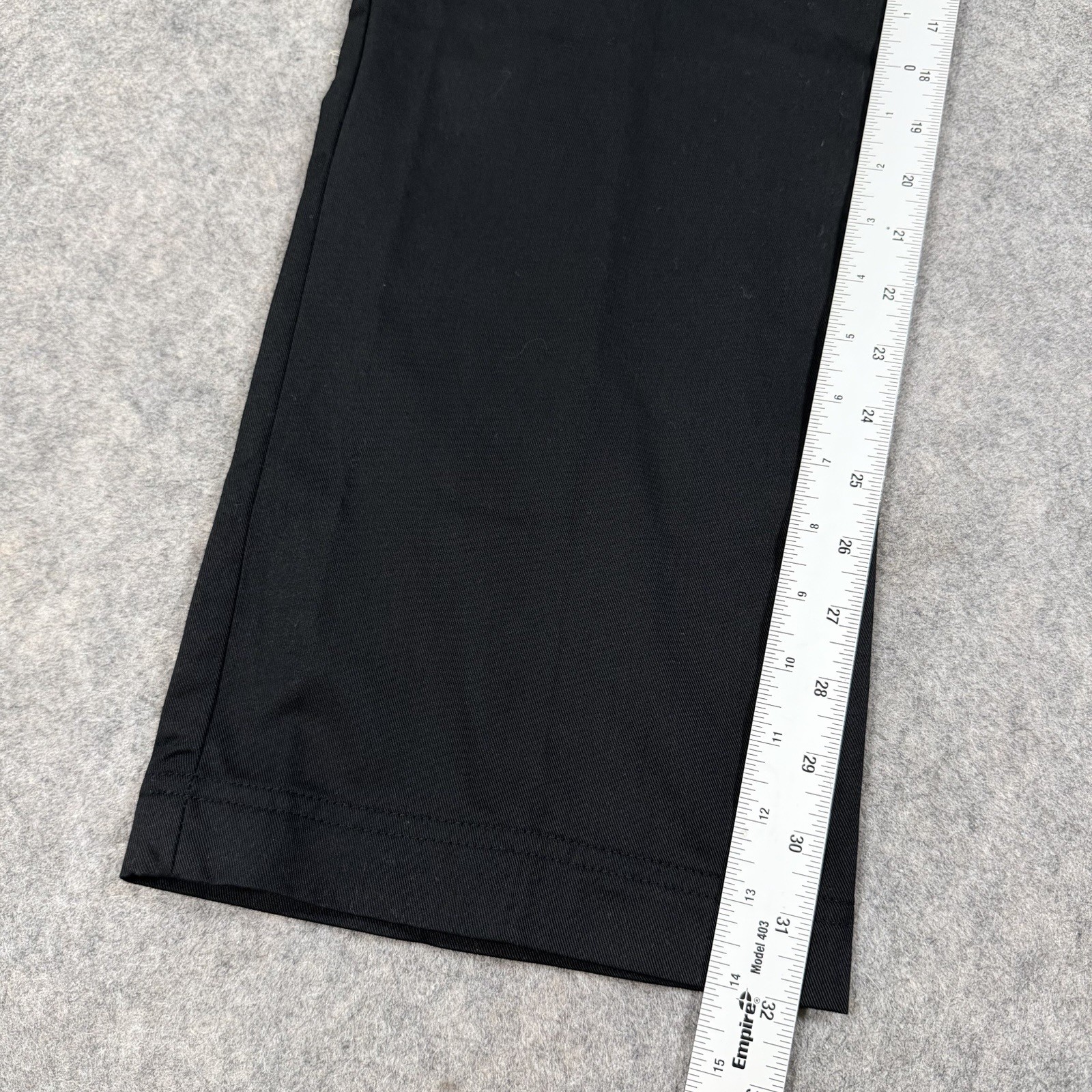 Chef Works Lightweight Slim Pants Men's Size Large (Actual Fits 35x32) Black NWT