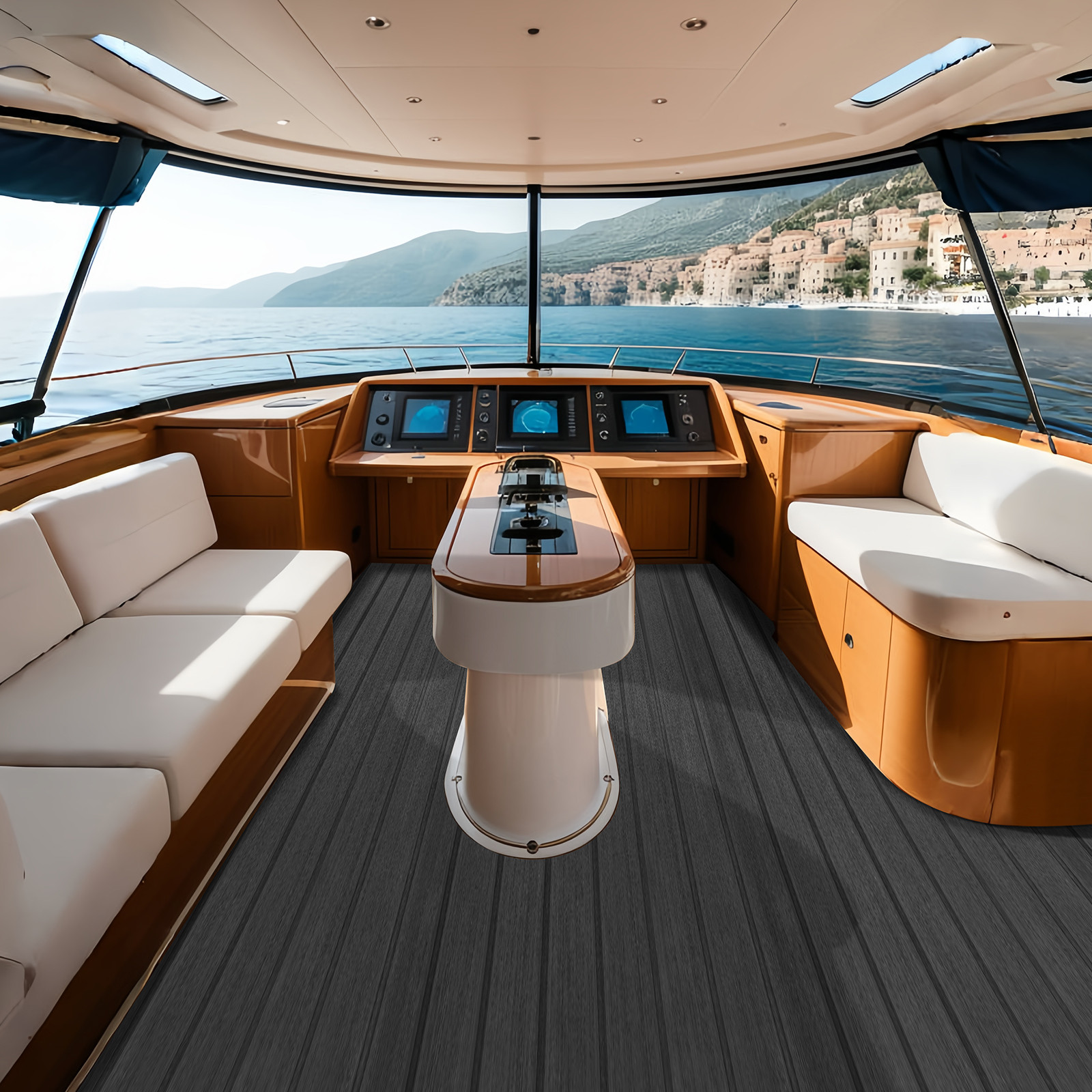 VEVOR Boat Flooring EVA Foam Boat Decking 94.5" x 17.7" Self-Adhesive Flooring