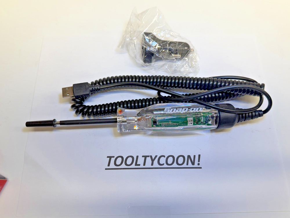 Snap-on Tools NEW 12V Digital Display Circuit Tester with USB Plug EECT402USB