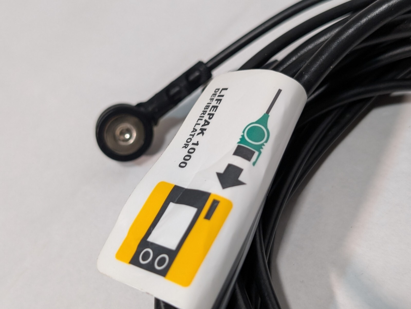 Physio Control 3 Lead ECG Cable w/Case For LIFEPAK 1000 AED, European version