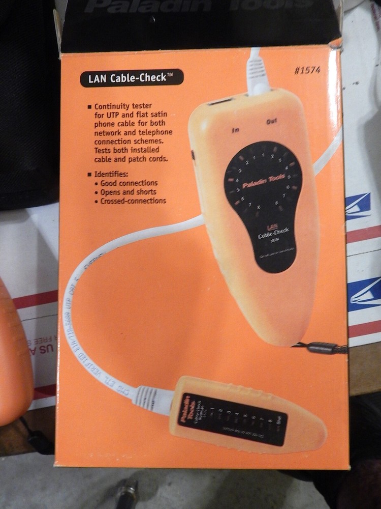 Paladin Tools Data/link ID & Cable Check #1574 - NOS.