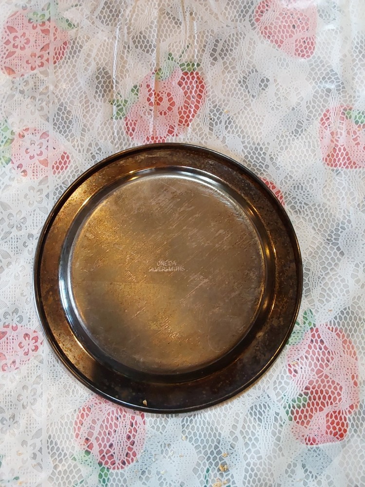 Vintage Oneida Silversmiths 6" Tip Tray