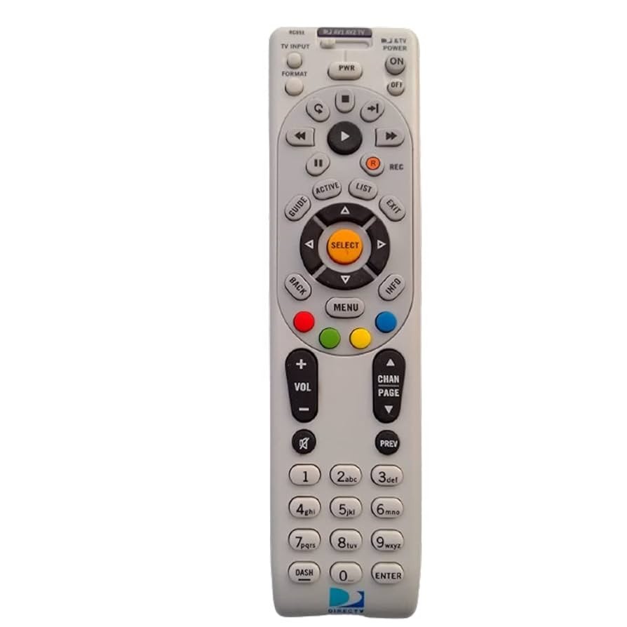 DIRECTV RC66 Universal Remote Control - Silver