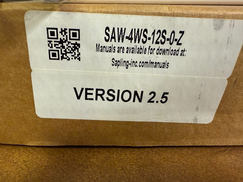 Sapling SAW-4WS-12S-0 Square Wi-Fi Clock