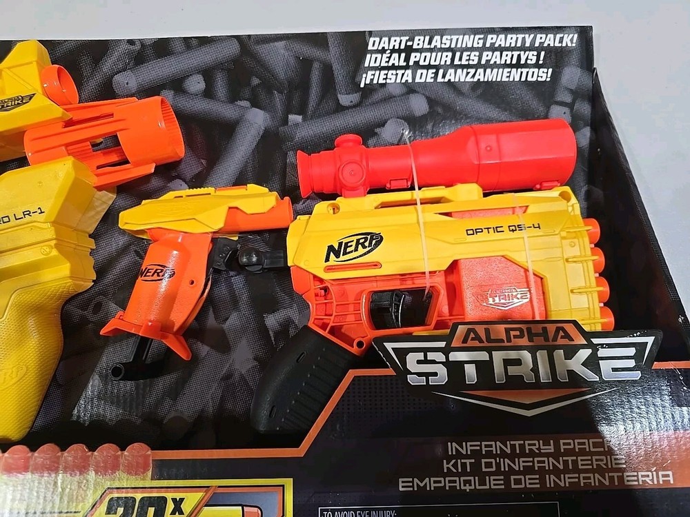 Nerf Alpha Strike Infantry Pack Blaster and Darts NEW Free Shipping