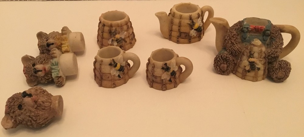 Mini Tea Set with Bears- Adorable