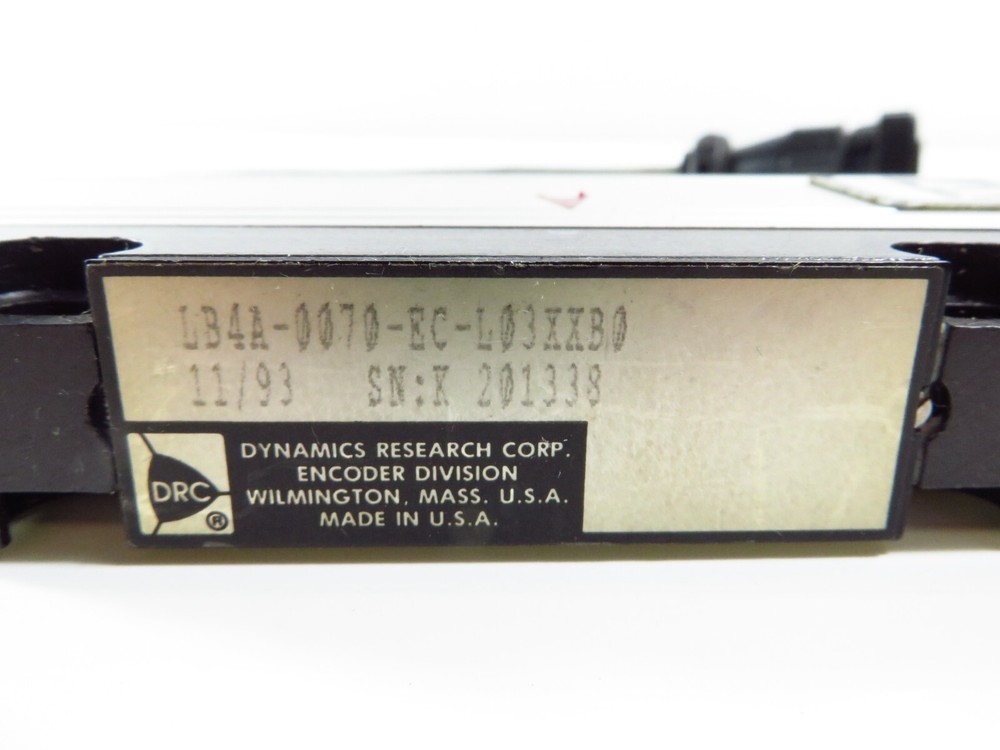 DRC DYNAMICS RESEARCH LINEAR ENCODER LB4A-0070-EC-L03XXB0, As Is