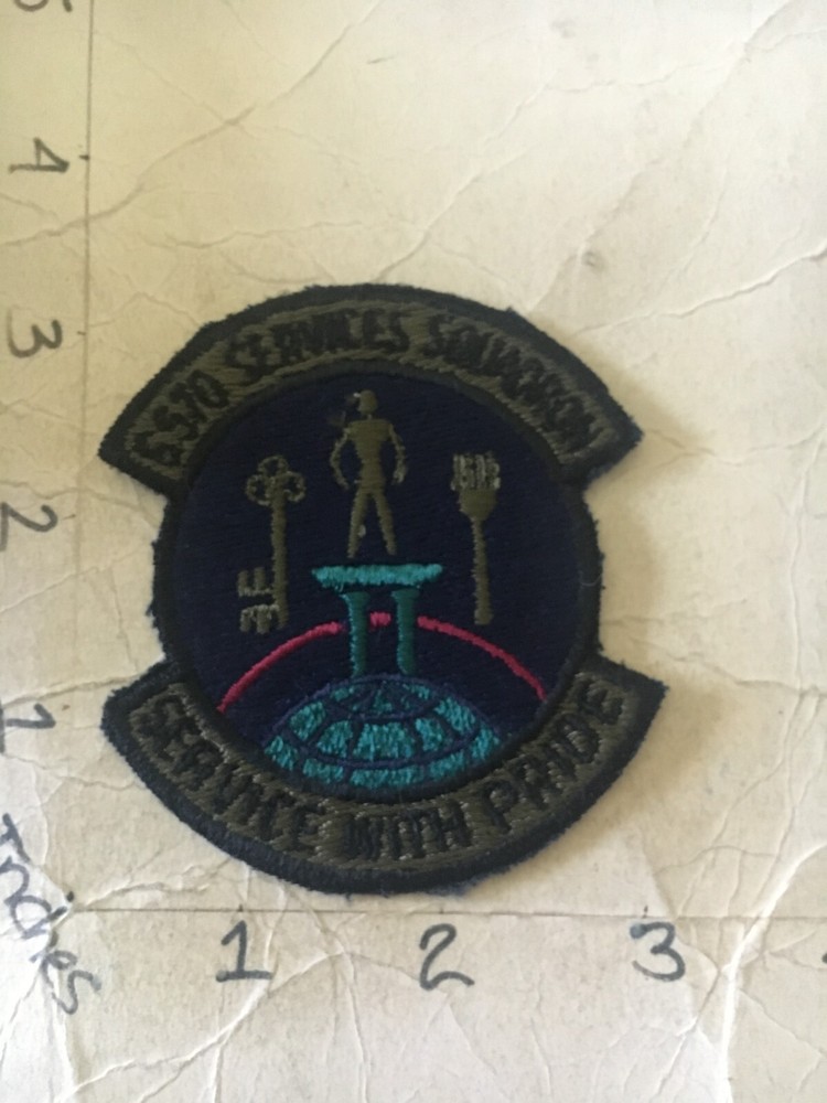 USAF 6570th Services Squadron subdued patch 6/3/25