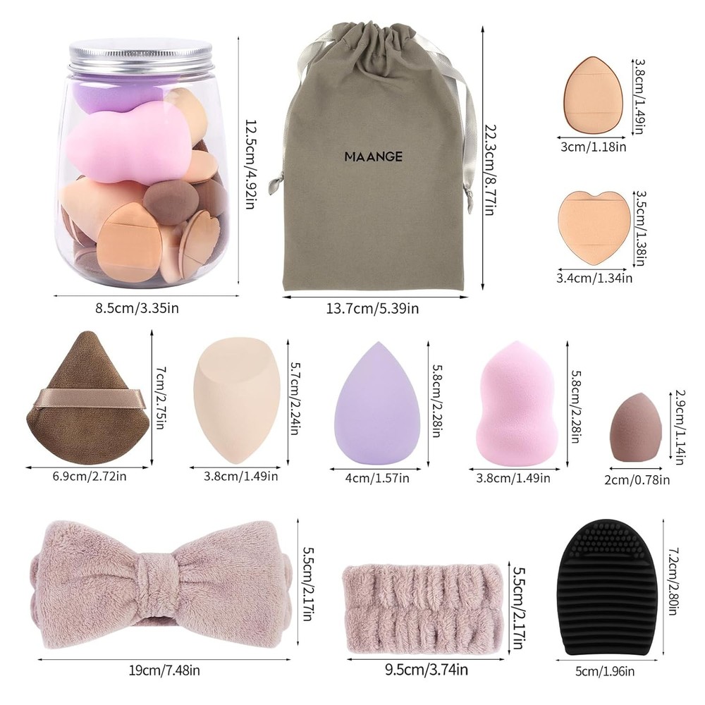 Makeup Brushes 51 Pcs Makeup Kit,Multi-functional Makeup Tool Set with Makeup b