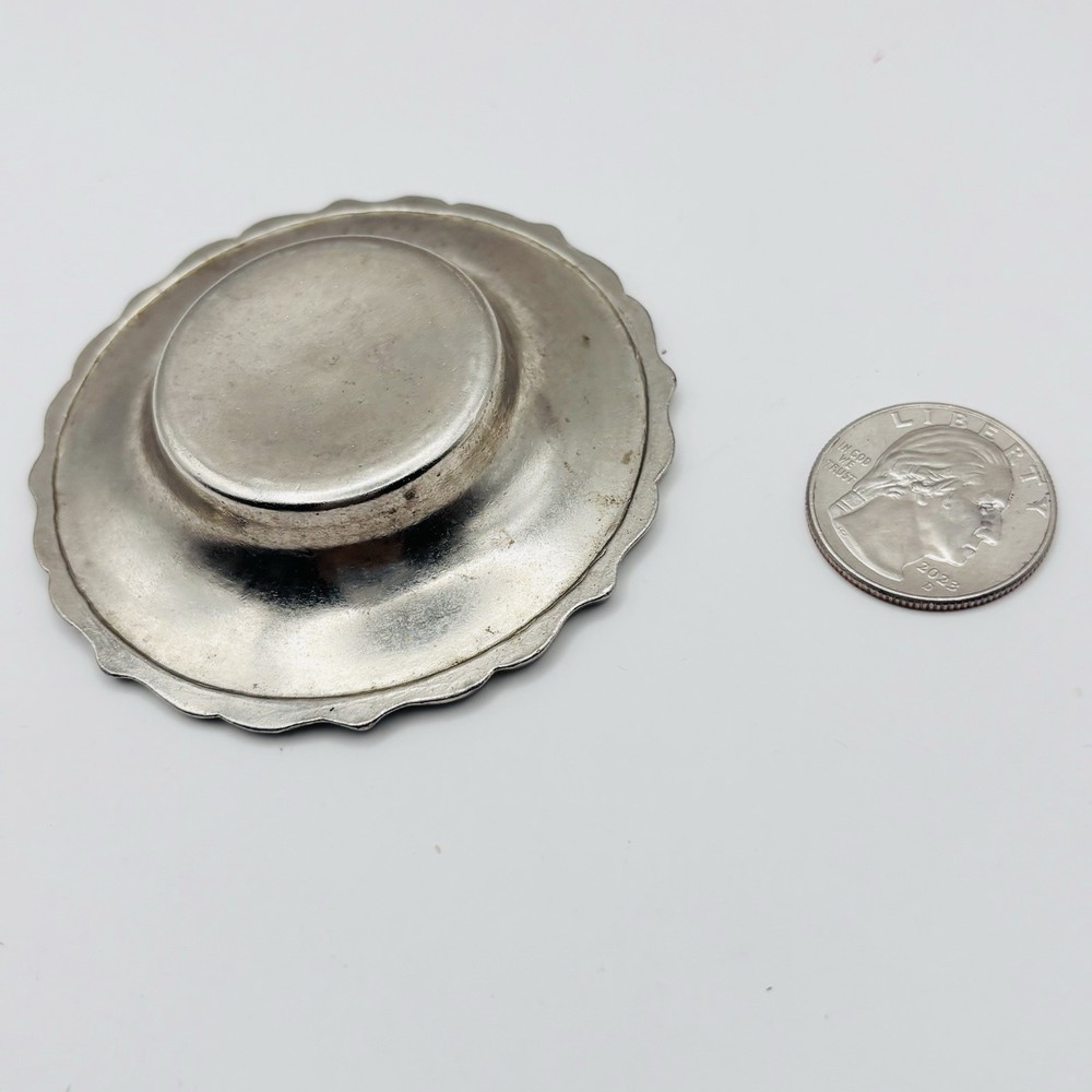 Vintage Silver Plated Trinket Dish 2.5" E1-071