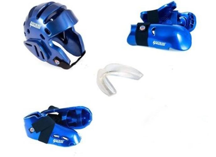 ProForce Lighting 5 Piece Sparring Gear Combo Set BLUE