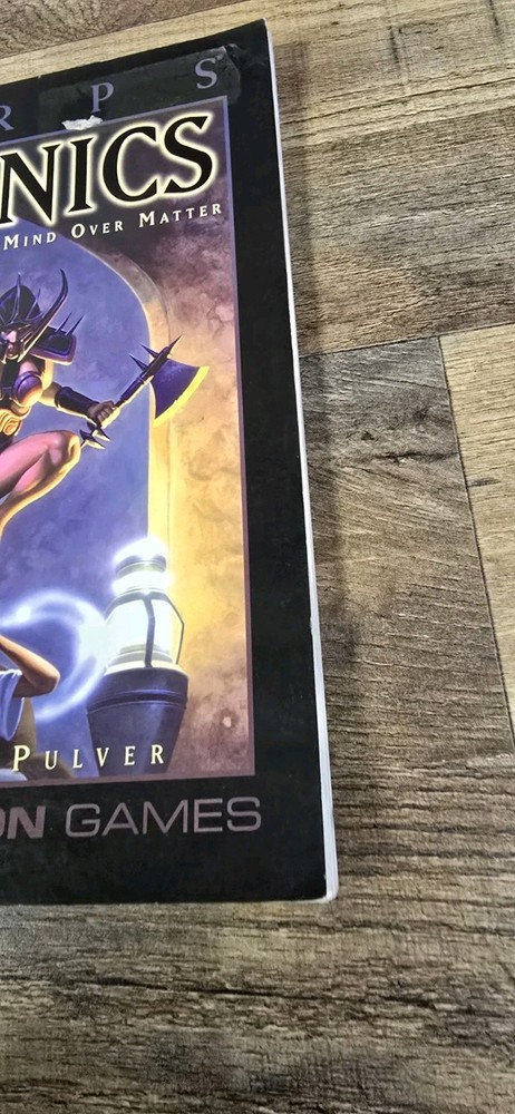 GURPS Psionics - Steve Jackson Games - Paperback Pre Owned