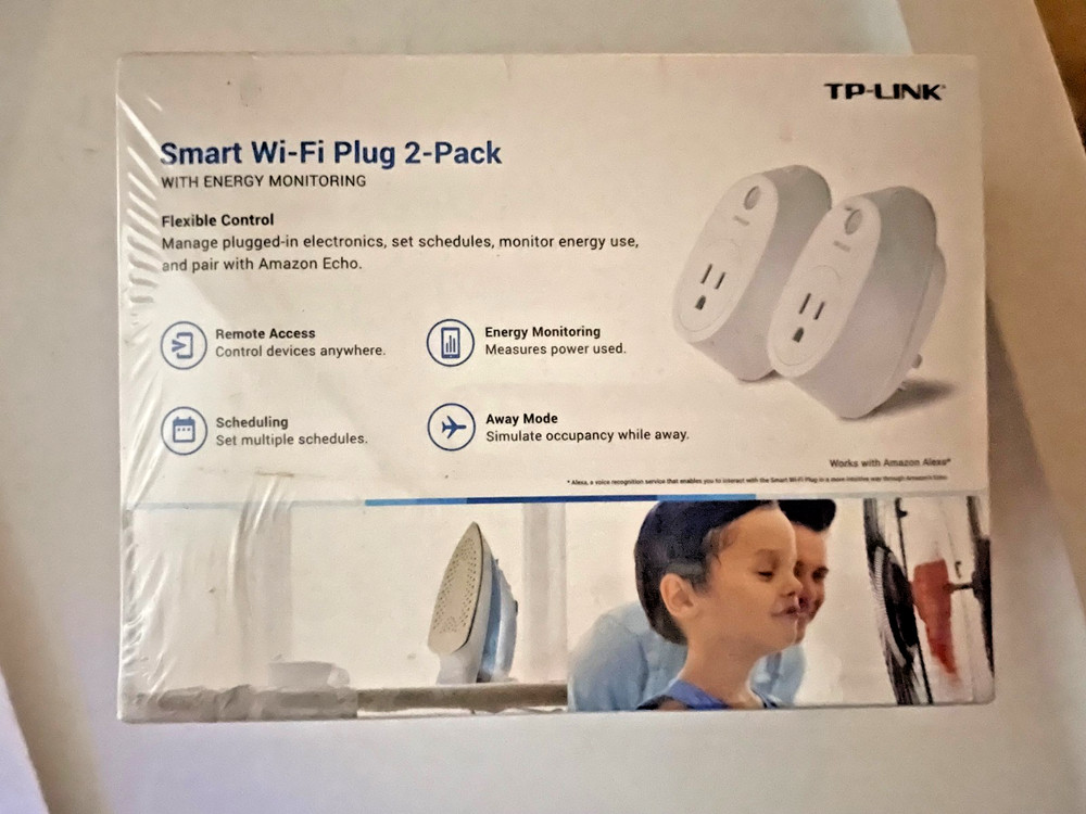 Tp-link Smart Wifi Plug 2 Pack~ Works with Alexa + Google Assistant