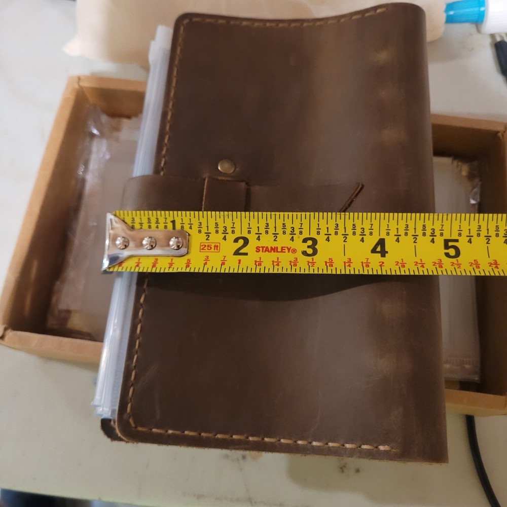 Robrasing Writing notes Notebook sketchbook Diary Notepad leather brown