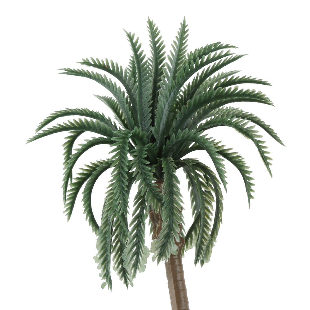 48Pcs Coconut Trees Model Layout Rainforest Palm Tree for Train Railroad Scenery