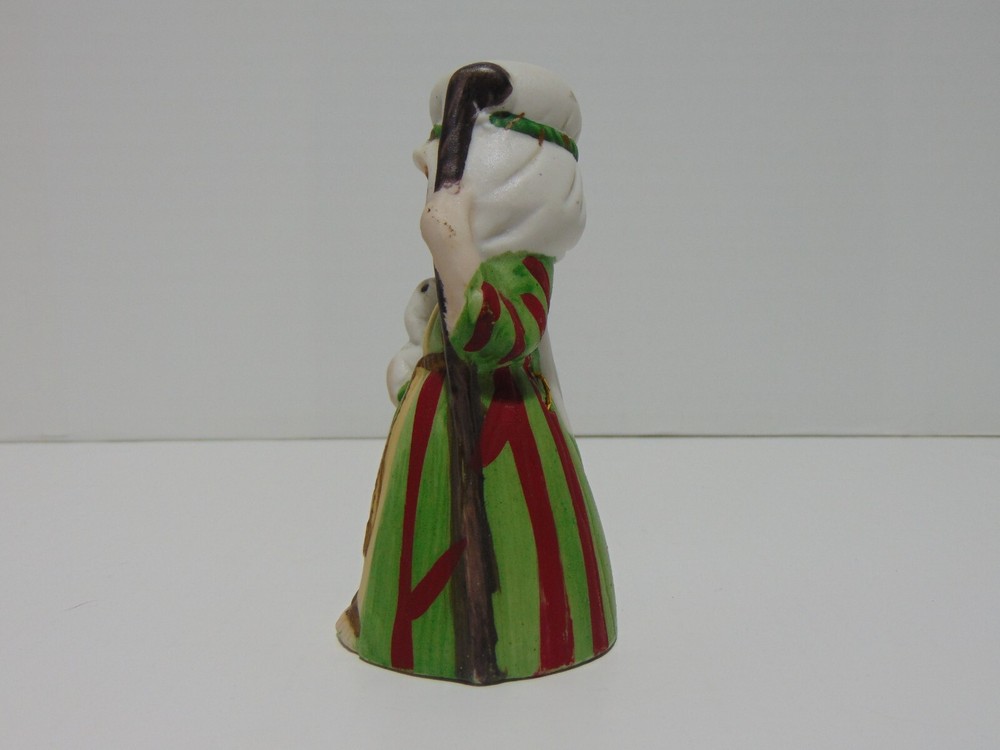 Shepherd Boy With Lamb Ceramic Novelty Bell