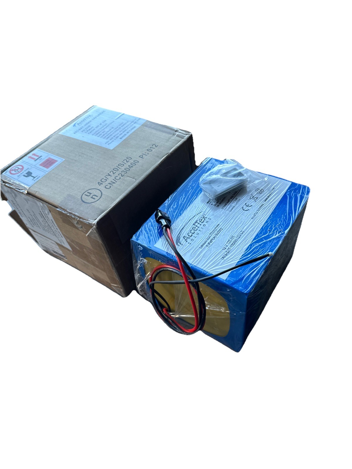 🔴 (Qty 2) ATS-BAT-100AH-12V-LIFESOC 12V 100Ah LiFePO4 Solar Batteries NIB ‼️