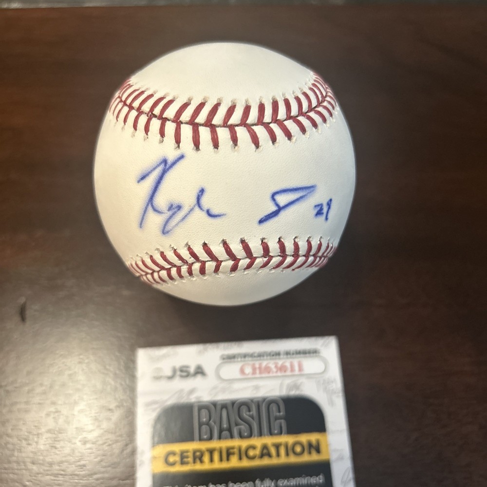 Kyle Jensen Signed Baseball. JSA CERT