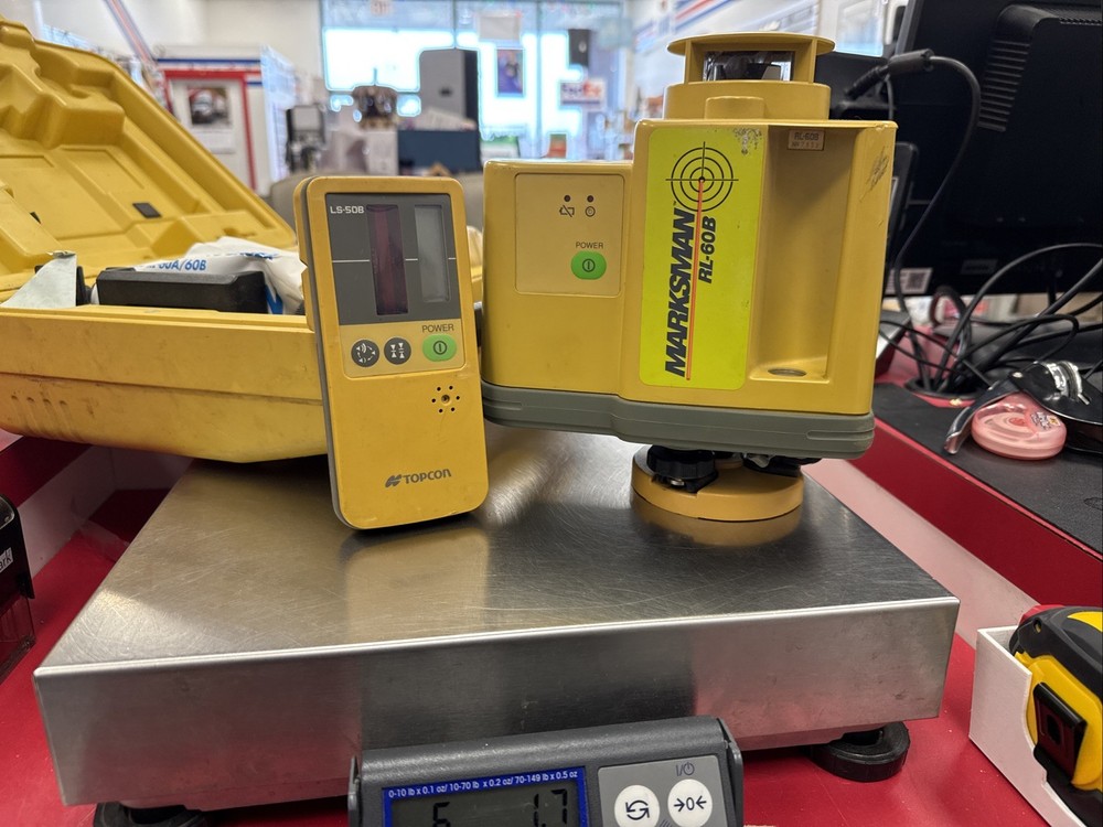 Topcon RL-60B Rotating Laser with LS-70B Remote Receiver