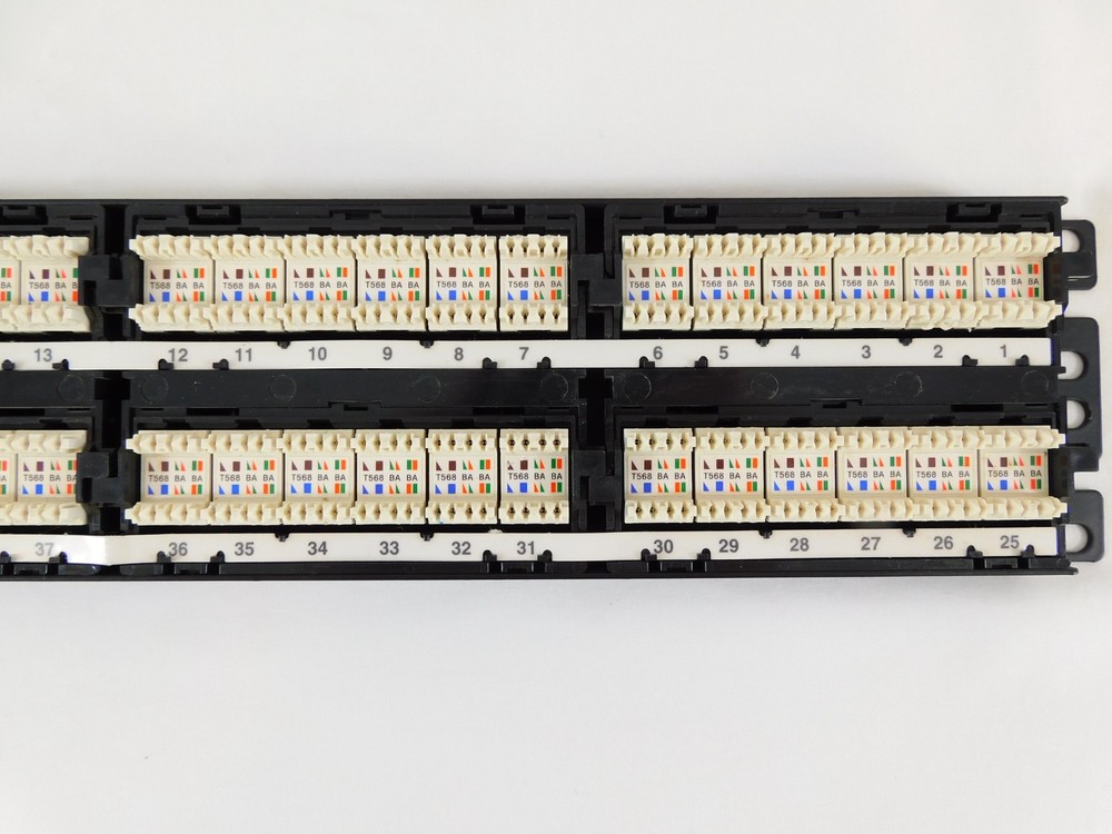 Panduit 48-Port Cat5e Patch Panel DP485E88TGY - Excellent Condition