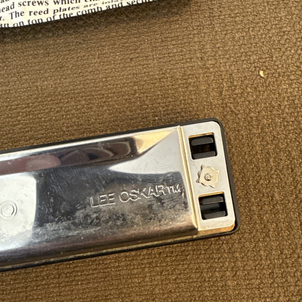 Lee Oskar Natural Minor Harmonica E MINOR W Case And Manual