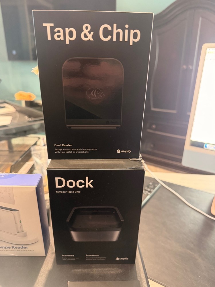 Shopify POS iPad Stand (10.2” Lightning), Socket Scanner, STAR TSP100III Printer