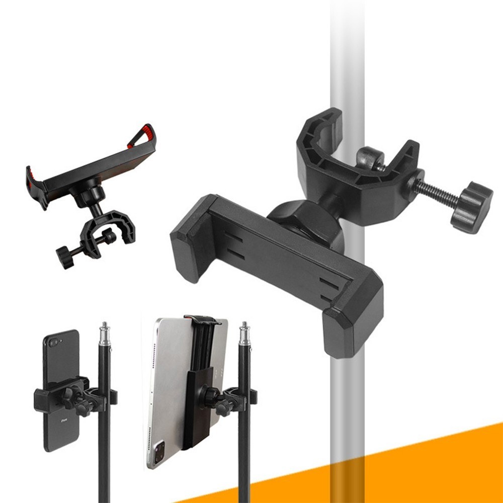 Adjustable Microphone Stand Mount Holders For Cellphone And Tablet Clip