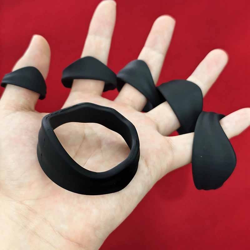 6PCS Reusable Silicone Penis Sleeve Male Ejaculation Delay Ring Set For Men