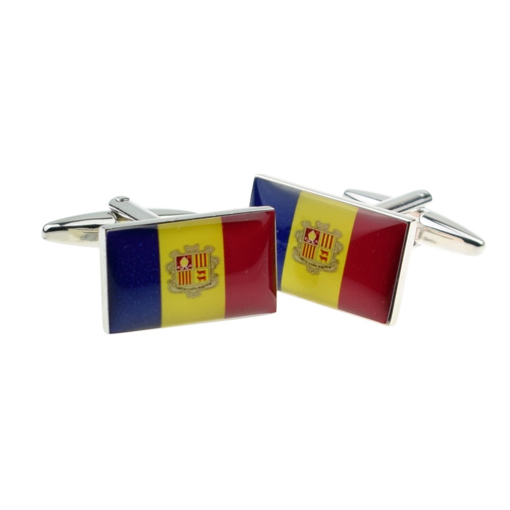 Andorra Flag Cufflinks X2BOCF073