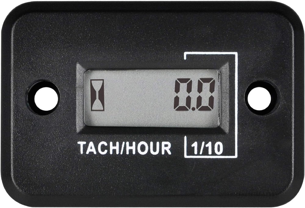 Waterproof Tachometer Tiny Tach/Hour Meter for 2 Stroke & 4 Stroke Small Engine