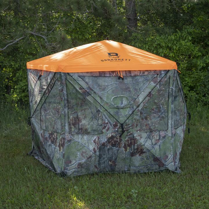 Barronett BA704 Solid Blaze Orange 5-Sided Safety Cap 8.5 SQ FT
