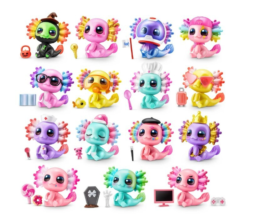 A lot A Axolotl Zuru 5 Surprise A-Lot-A Axolotls Ships IN A BOX SCARE ASTRO Read