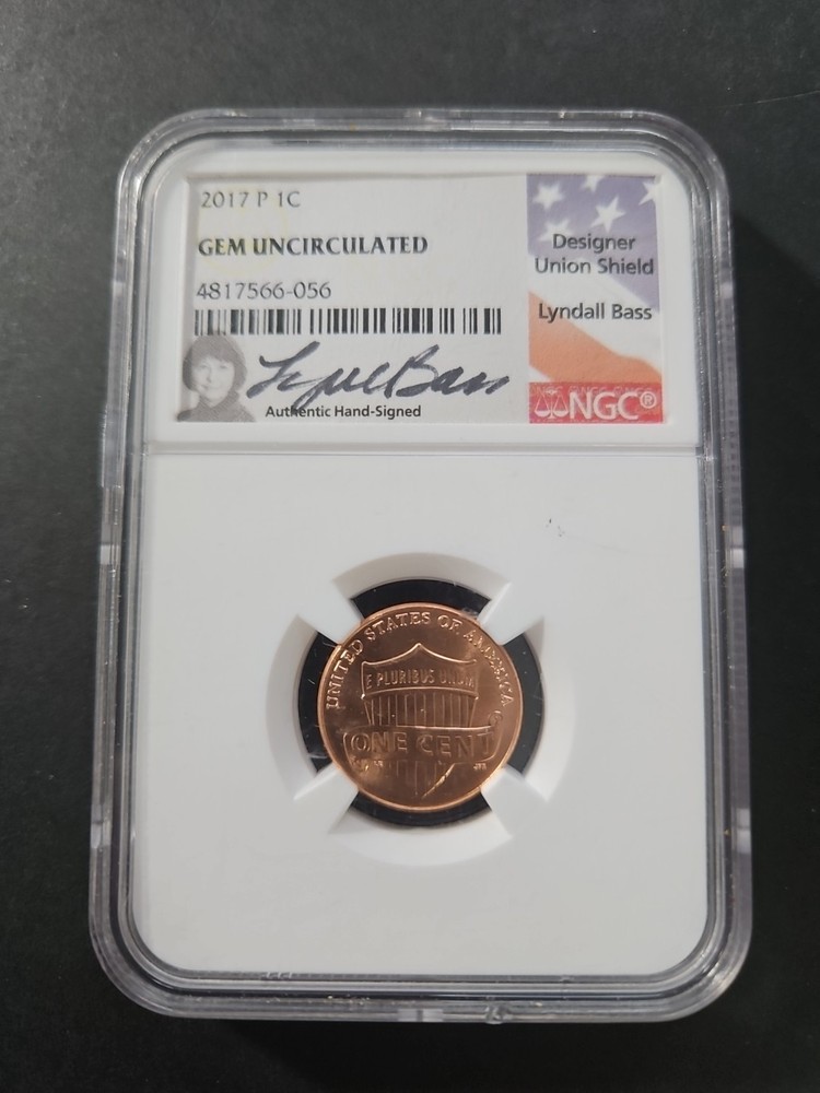 2017 P 1c GEM UNCIRCULATED  (NGC)