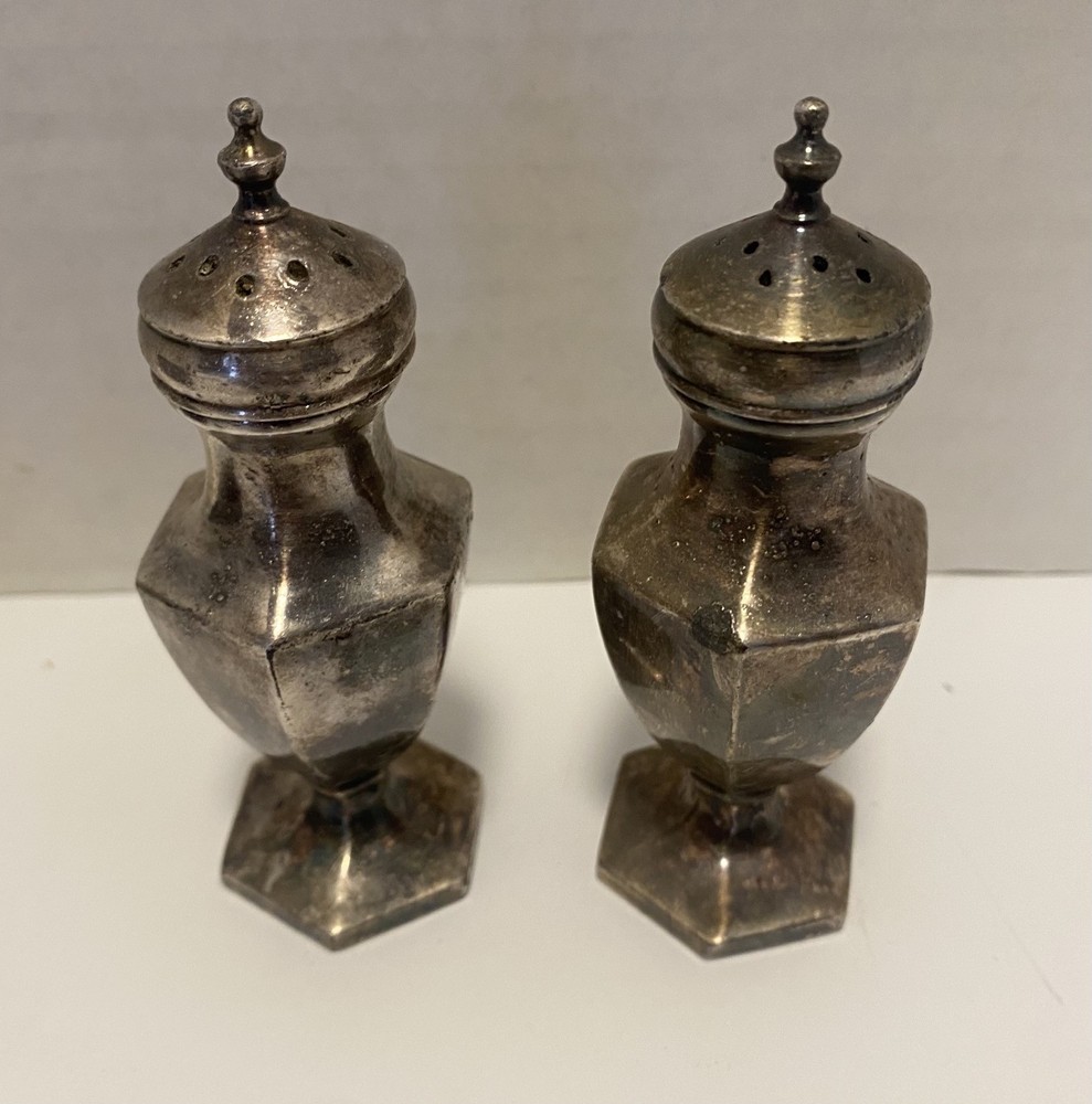 Lot of Vintage Silver Plate Salt Pepper Gravy Spoon Tongs Rodgers 1881 AS-IS