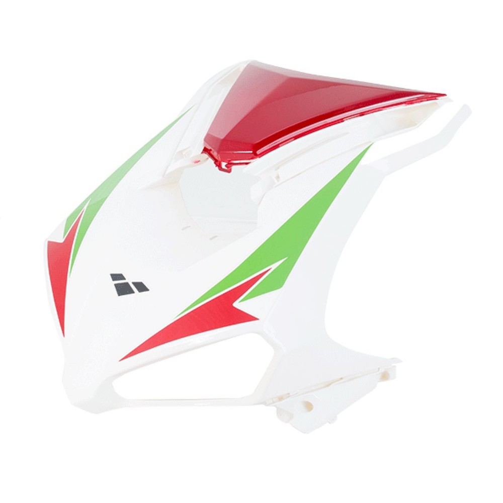 Headlight Panel White/Red for ZN125T-34 Headlight Surround Panel Front Painted